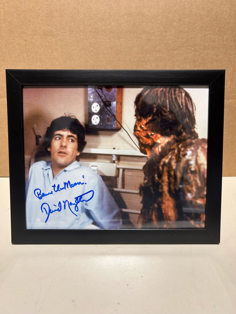 DAVID NAUGHTON American Werewolf in London Signed 8x10 Framed Photo - V6