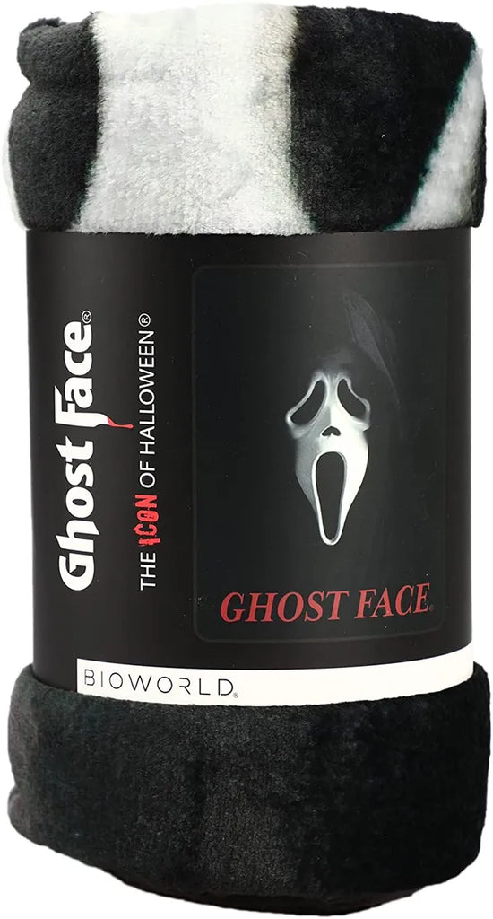 Ghost Face Fleece Throw Blanket1