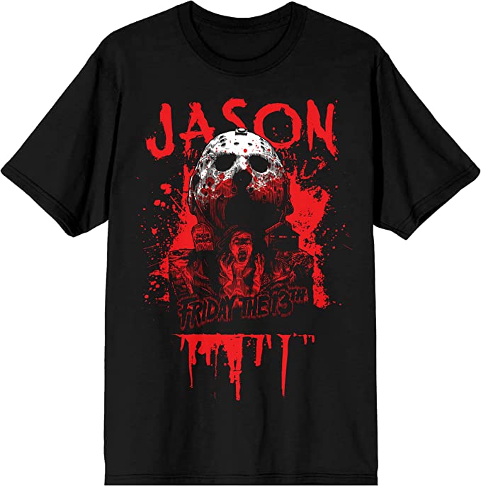 Friday the 13th Jason Voorhees Black T-shirt